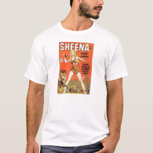 T-shirt Sheena : Bande dessinée de femme de jungle