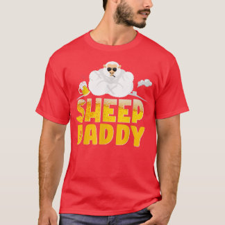T-shirt Sheep Daddy Sheep Dad Farmer Poultry Farmer