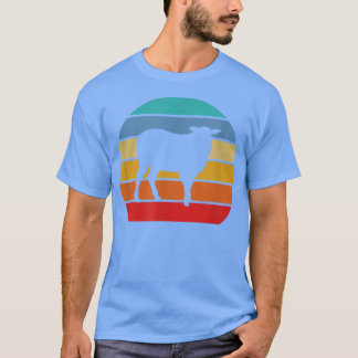 T-shirt Sheep Farmer Farm Animal Retro