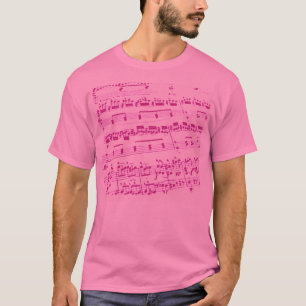 T-shirt Sheet Music/Glee Club