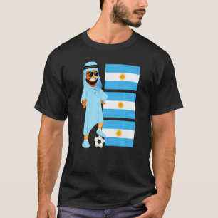T-shirt Sheik d'Argentine Drapeau d'Argentine Football