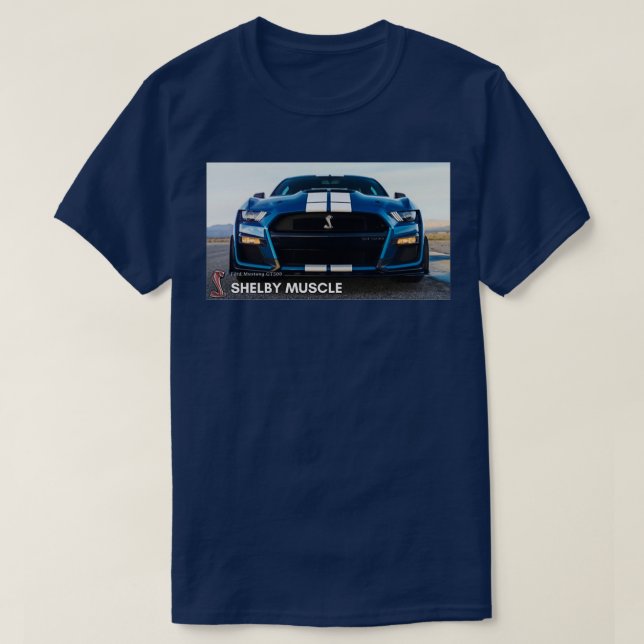 T-SHIRT SHELBY MUSCLE MUSTANG (Design devant)