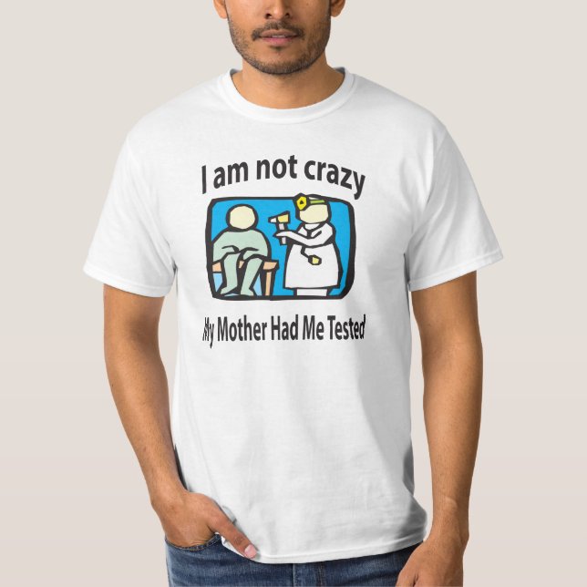 T-shirt Sheldon dit - je ne suis pas fou (Devant)