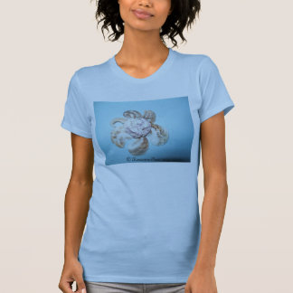 T - Shirt (ShellFlowerOnBlue) RFPMDesign ©️ 2012