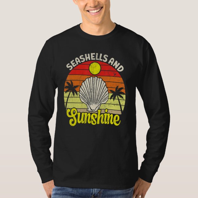 T-shirt Shelling & Beachcombing Shell Hunter  Seashell Col (Devant)