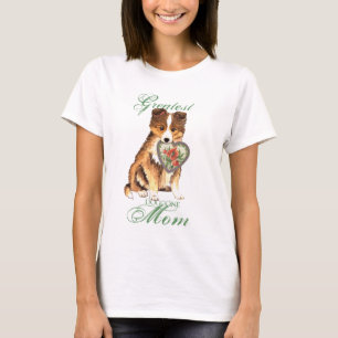 T-shirt Sheltie Heart Maman