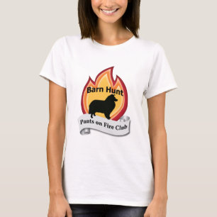 T-shirt Sheltie - pantalon sur le feu