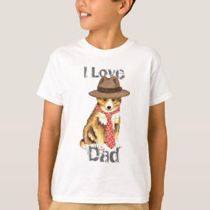 T-shirt Sheltie papa