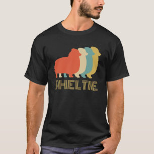 T-shirt Sheltie Shetland Sheepdog Élevage Amoureux de les 