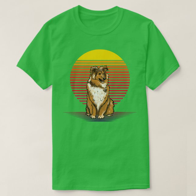 T-shirt Sheltie Vapor (Design devant)