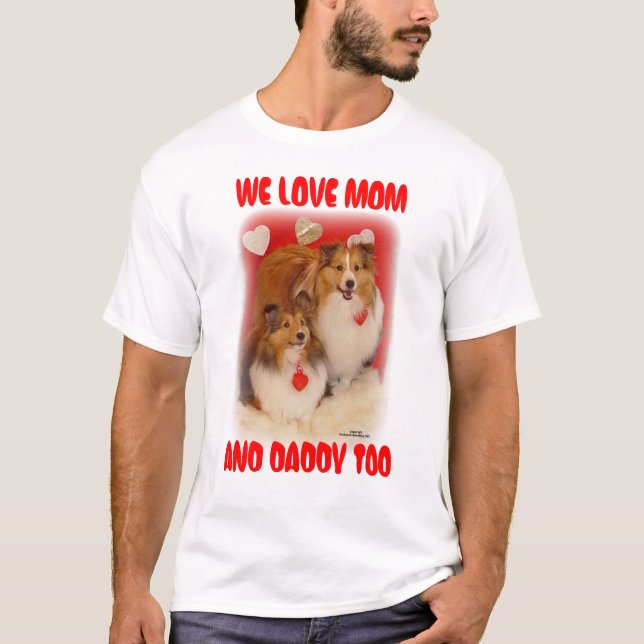 T-SHIRT SHELTIES AIMANT (Devant)
