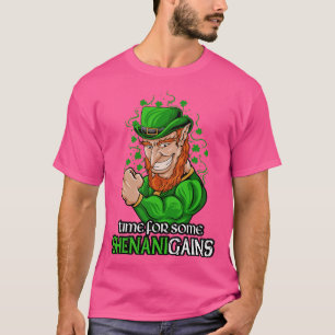 T-shirt Shenanigains Funny St Paddys Day Gym Irlandais Lif