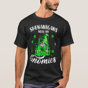 T-shirt Shenanigans Avec Mes Gnomies St Patrick S Day Gnom