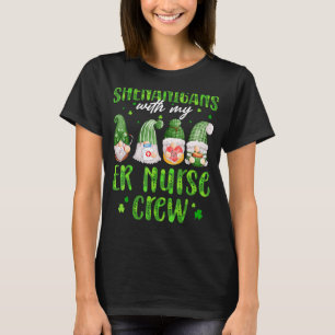 T-shirt Shenanigans Avec Mon Er Infirmière Mignonnes Gnomi