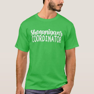 T-shirt Shenanigans Coordonnateur Enseignant Saint Patrick