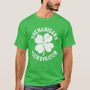 T-shirt Shenanigans Coordonnateur Funny Enseignant St Patr