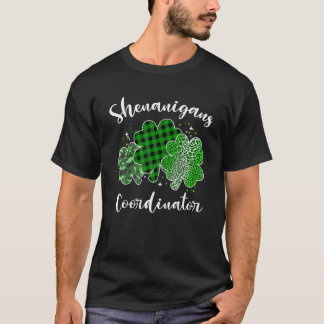 T-shirt Shenanigans Coordonnateur Funny St Patrick Shenani