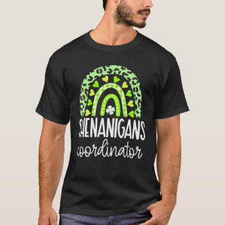 T-shirt Shenanigans Coordonnateur Rainbow St Patrick's Day