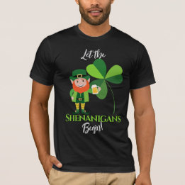 T-shirt Shenanigans Leprechaun Shamrock Saint Patrick
