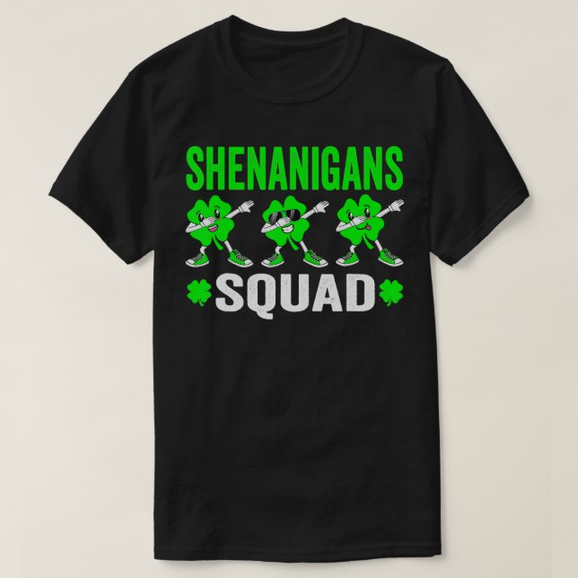 T-shirt Shenanigans Squad Enfants Jour de la Saint Patrick (Design devant)