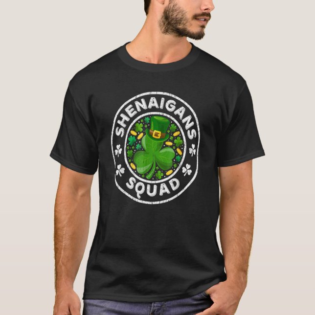 T-shirt Shenanigans Squad Funny St Patrick's Day Matching  (Devant)
