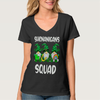 T-shirt Shenanigans Squad Gnomes St Patrick's Day Men Wome