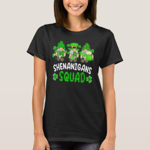 T-shirt Shenanigans Squad Jour de la Saint Patrick Gnomes 