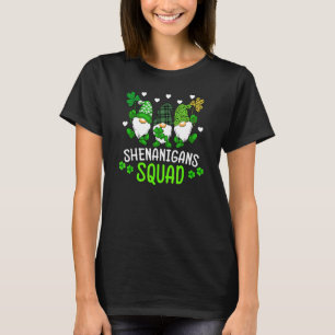 T-shirt Shenanigans Squad Jour de la Saint Patrick Gnomes 