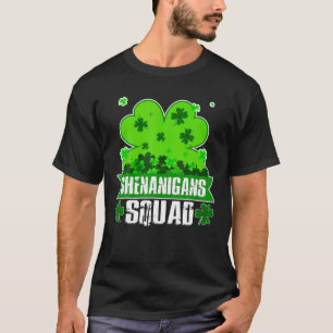 T-shirt Shenanigans Squad Jour de la Saint Patrick Shamroc
