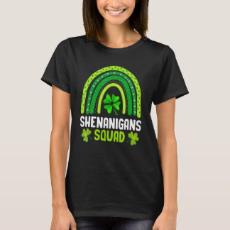 T-shirt Shenanigans Squad St Patrick's Day Cadfts Rainbow 