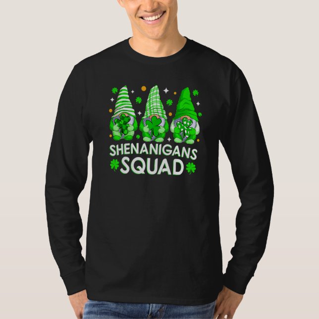 T-shirt Shenanigans Squad St Patrick's Day Gnomes Gnomies  (Devant)