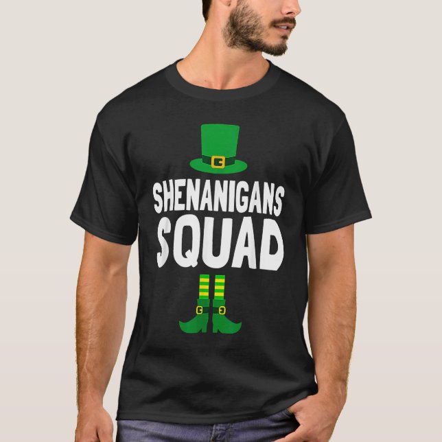 T-shirt Shenanigator Cute Leprechaun Elf St Patricks Day S (Devant)
