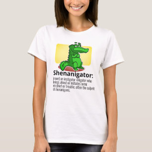 T-shirt Shenanigator de texte personnalisé Définition de
