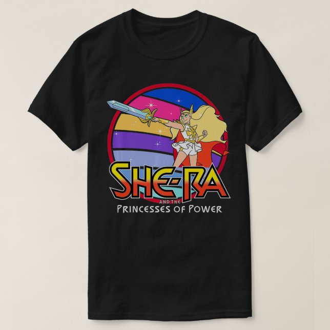 T-shirt SheRa et la princesse de puissance Rainbow Premium (Design devant)