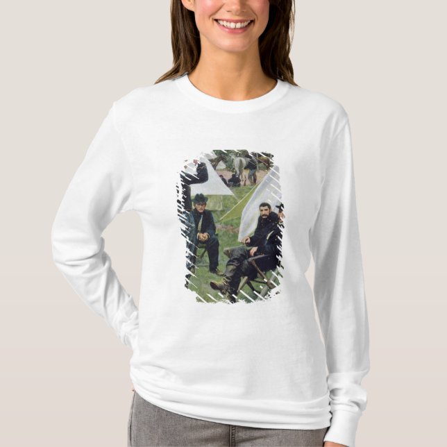 T-shirt Sheridans interviewent d'abord avec Rowand (Devant)