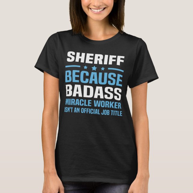 T-shirt Sheriff (Devant)