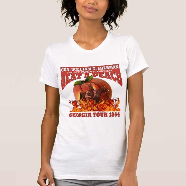 T-shirt Sherman la "chaleur chemise 1864 de visite d'une (Devant)