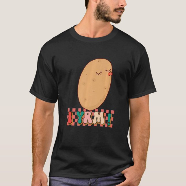 T-shirt She's My Sweet Potato I Yam  Matching Couples Groo (Devant)
