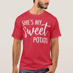 T-shirt Shes My Sweet Potato I Yam Set Thanksgiving