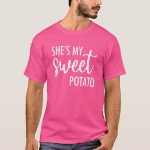 T-shirt Shes My Sweet Potato I Yam Set Thanksgiving