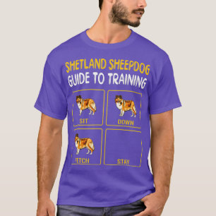 T-shirt Shetland Sheepdog Guide pour l'entraînement du chi