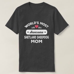 T-shirt Shetland Sheepdog Maman