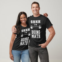 Shhh I's Doing Math Poids Lifting, Drôle Fitness