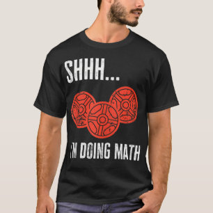 T-shirt Shhh Je Fais Math Drôle Poids Lifting Fitness Gy