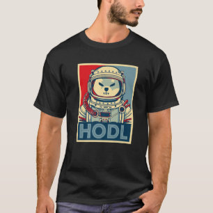 T-shirt SHIB Shiba Inu Token Shiba Astronaut HODL to Moon