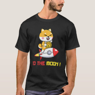 T-shirt $Shib Vers La Lune : Shiba Inu Coin Shiba Token Cr