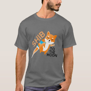 T-shirt Shib Vers La Lune : Shiba Inu Coin Shiba Token Shi
