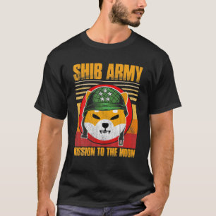 T-shirt Shiba Army Shiba Inu Coin Crypto Token Cryptocurre