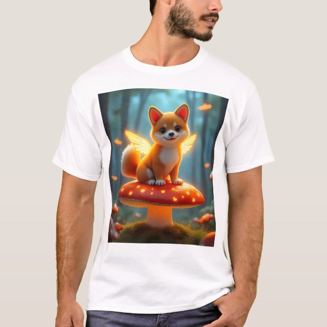 T-shirt Shiba aventure (Devant)