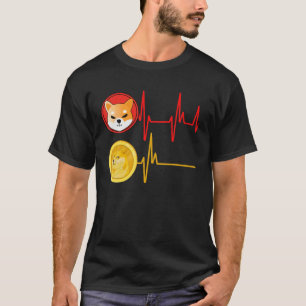 T-shirt Shiba Coin vs Dogecoin Heartbeat $Shib Hodler Chie